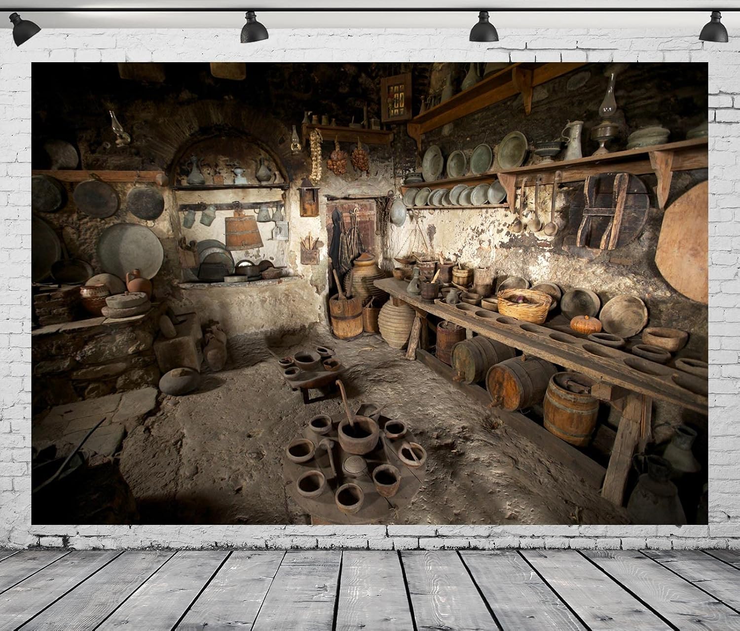 Kitchen Appliances Photos - Rustikale alte ländliche Bauernhaus Fotografie Hintergrund