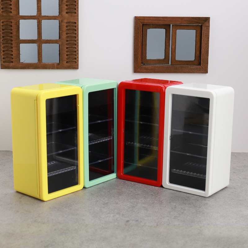 Kitchen Appliances Refrigerators - Mini Miniatur Simulation Leuchtender Kühlschrank Gefrierschrank