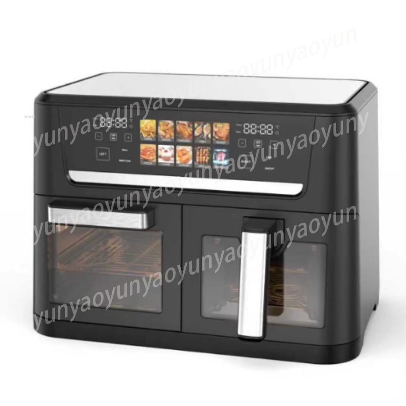 Kitchen Appliances Lowes - 14L Dual-Korb Heißluftfritteuse mit Touchscreen-Steuerung, ölfrei,