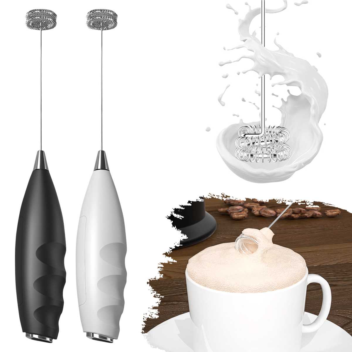 Kitchen Appliances For Restaurant - Elektrischer Milchaufschäumer, Kabelloser Elektrischer Getränkemixer, Geeignet