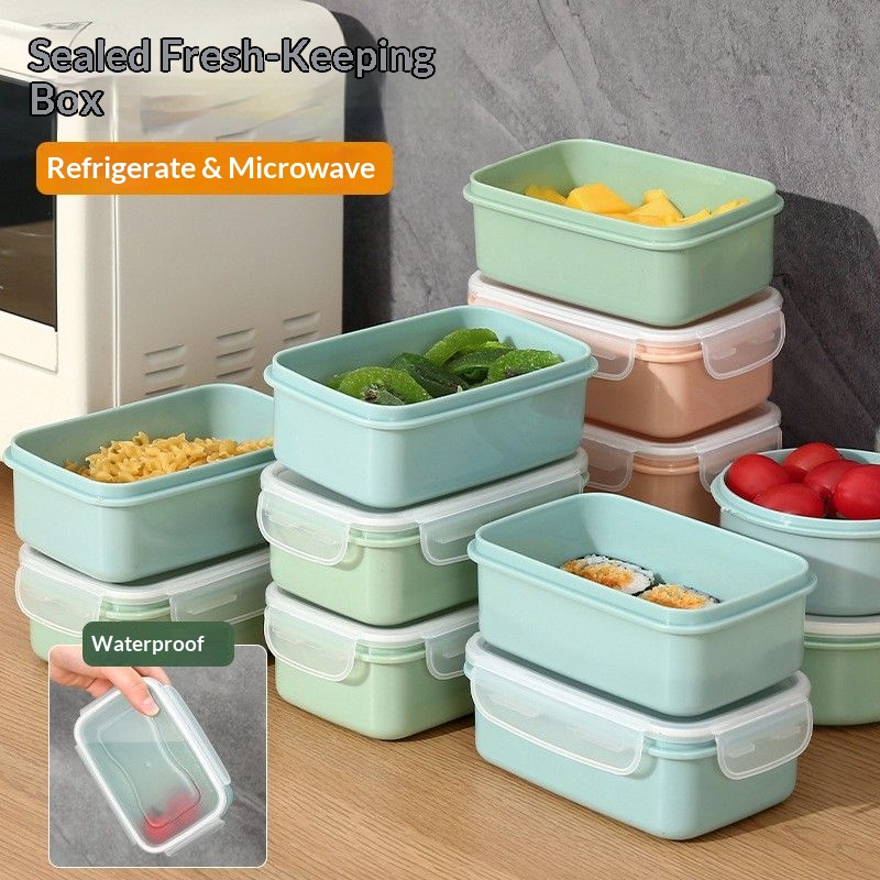 Kitchen Appliances Refrigerators - Luftdichte Lebensmittelbehälter BPA-frei Stapelbare Auslaufsichere Lunchbox