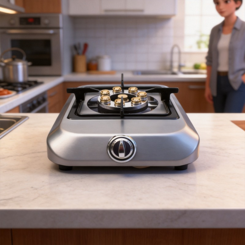 Kitchen Appliances Lowes - Tragbarer Tisch-Gasbrenner mit Niederdruck und konzentrierter
