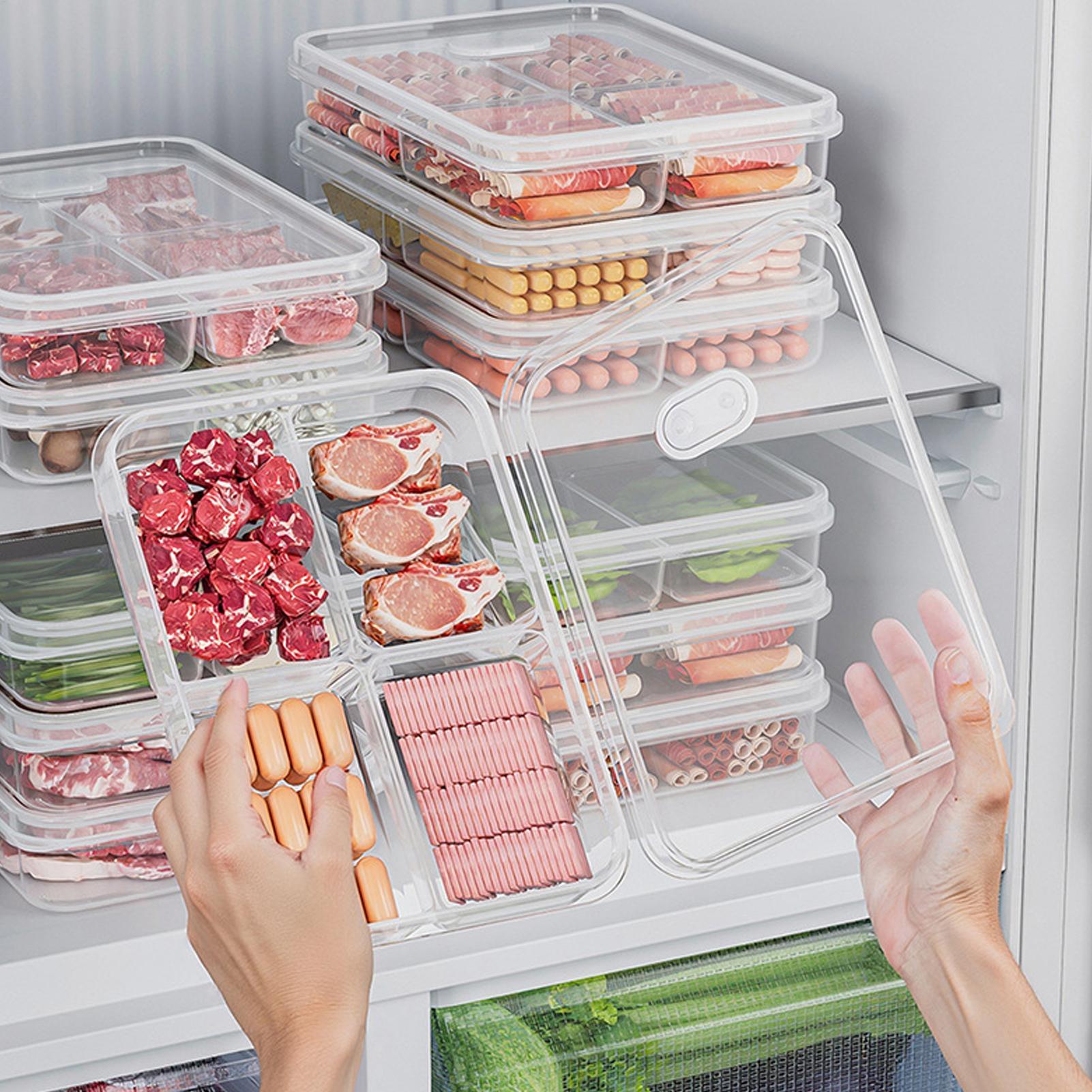 Kitchen Appliances Refrigerators - 1 Stück Kühlschrank-Aufbewahrungsbox für Fleisch und