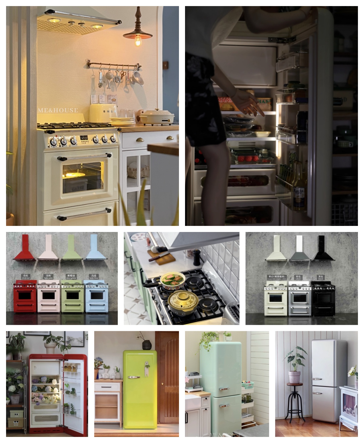 1/6 moderne Miniatur-Küchenmöb – Kitchen Appliances Refrigerators Bewertung und Preis