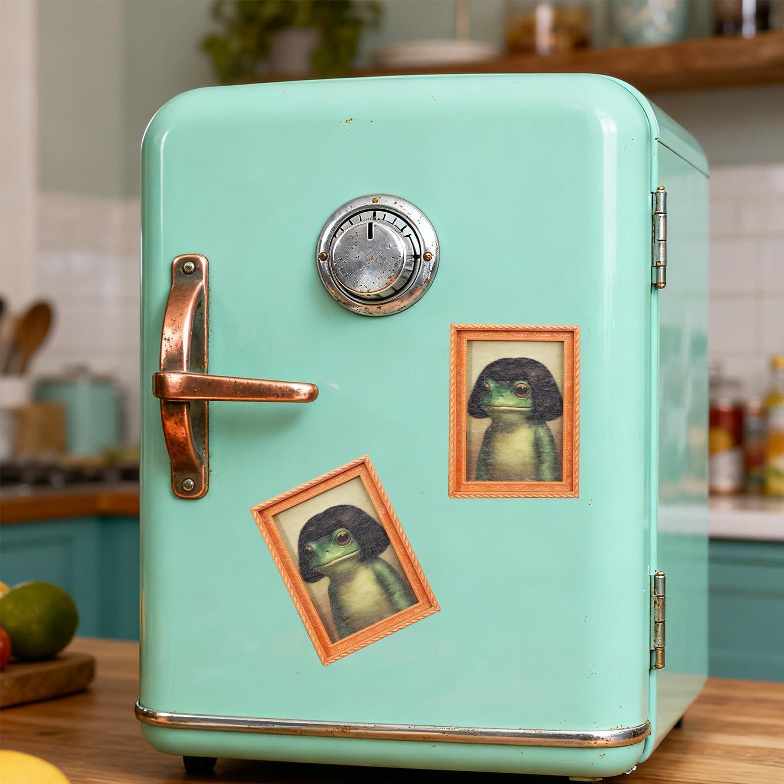 Frosch-Magnete, Holzornament,  – Kitchen Appliances Photos Bewertung und Preis